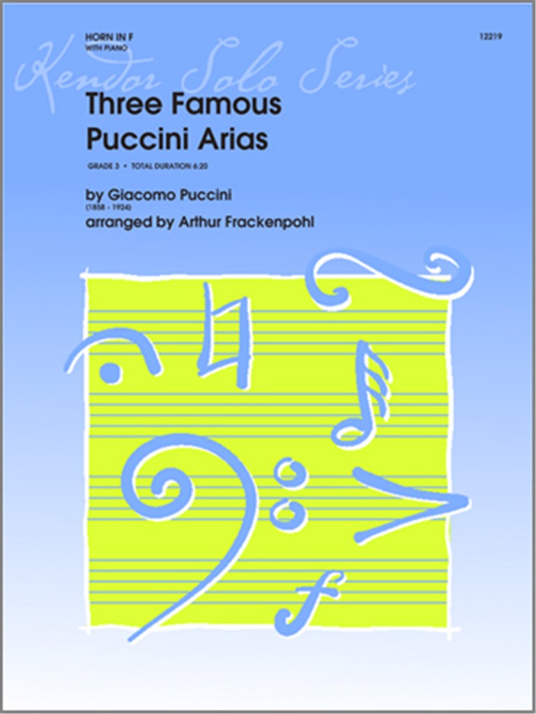 Three Famous Puccini Arias