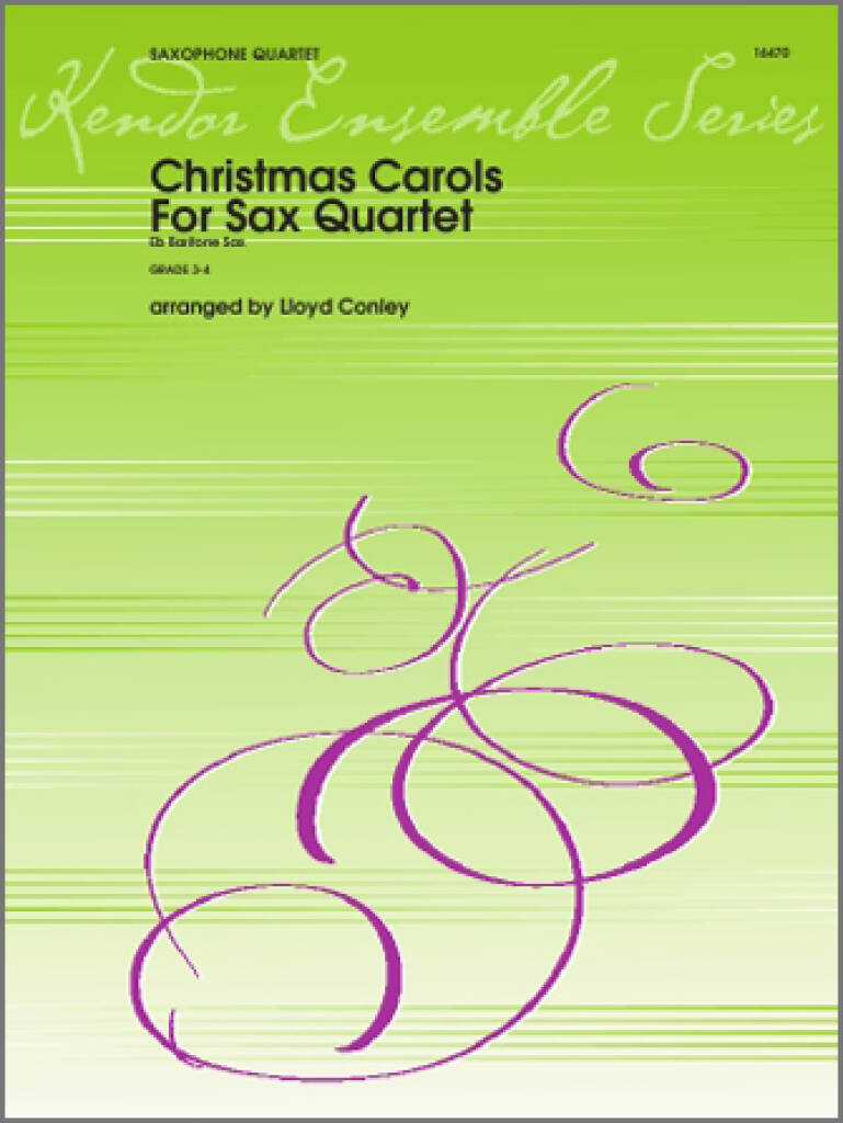 Christmas Carols For Sax Quartet - Eb Baritone Sax
