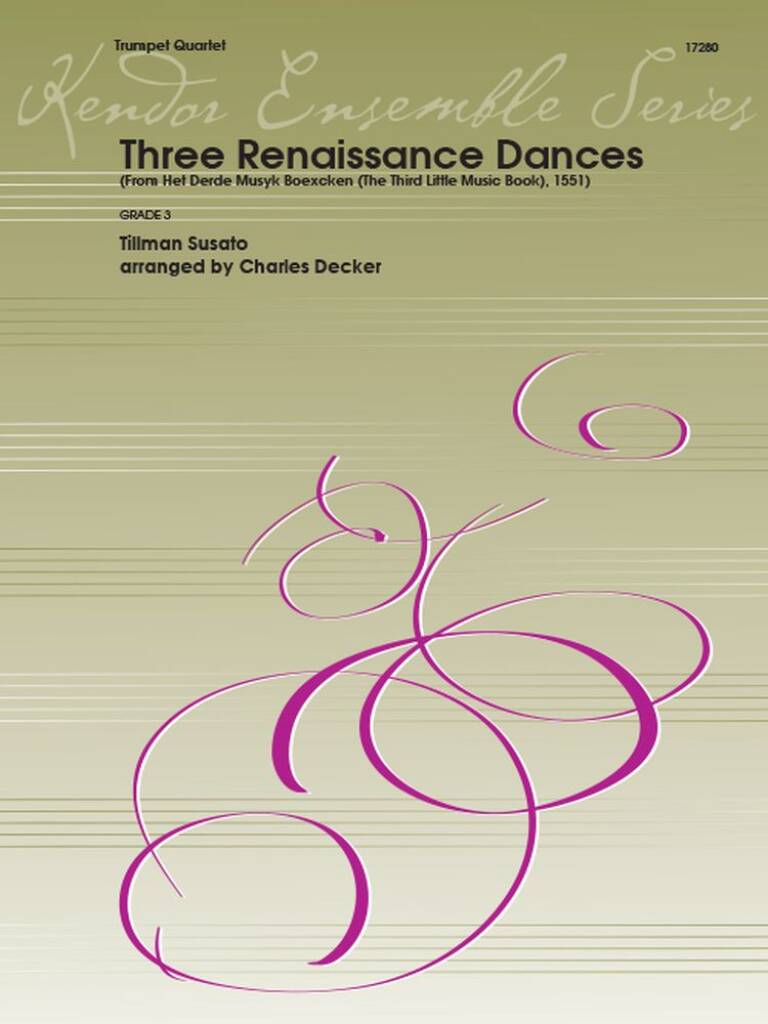 Three Renaissance Dances from Derde Musyk Boexcken