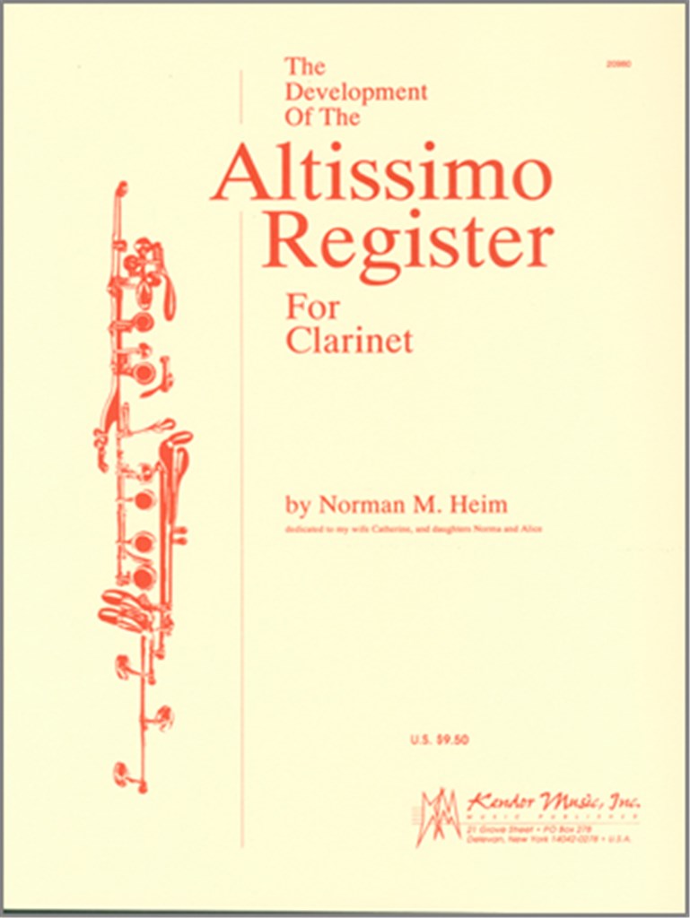 Development Of The Altissimo Register