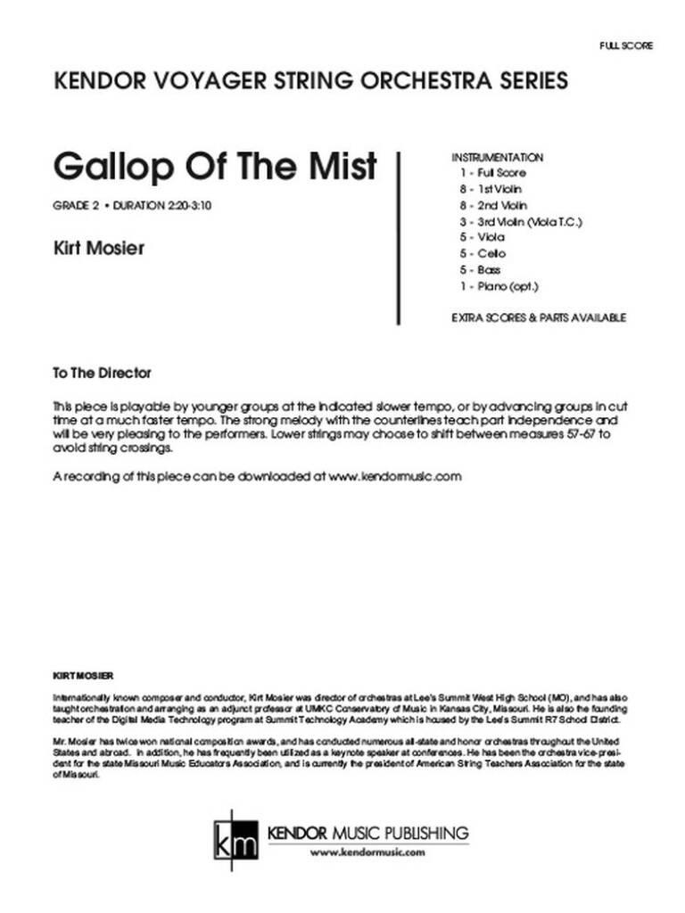 Gallop Of The Mist