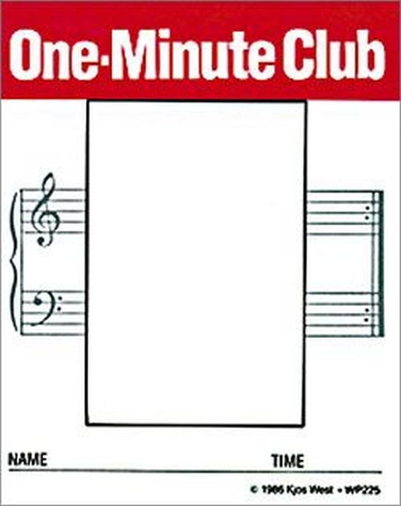 Bastien One Minute Club Cards