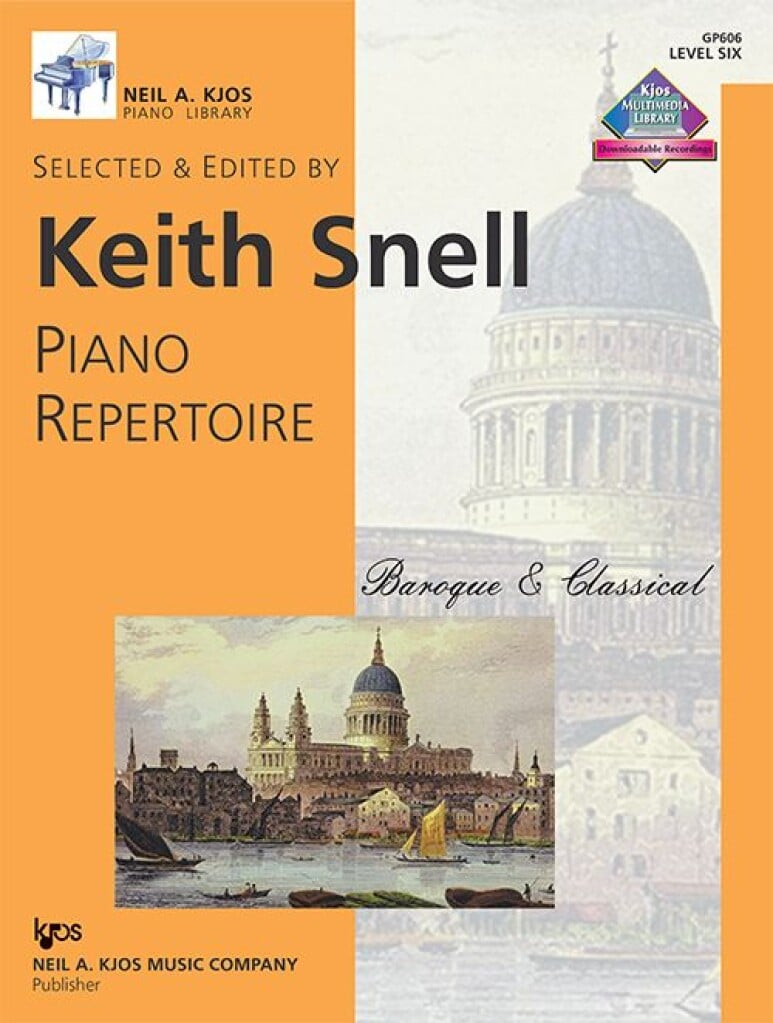 Piano Repertoire Baroque & Classical - Level 6