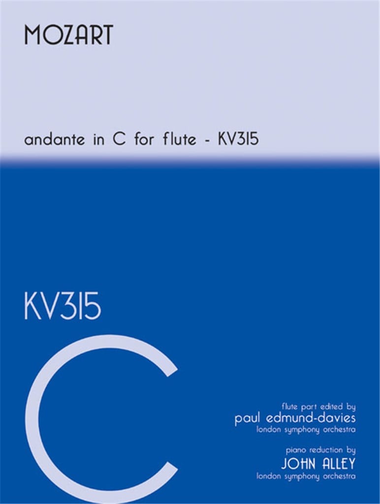 Andante in C for Flute KV315