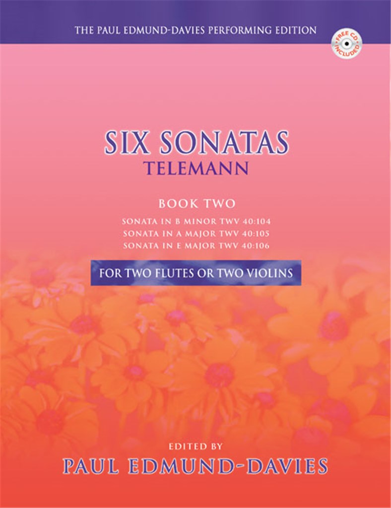 Telemann Six Sonatas for Two Flutes - Book Two