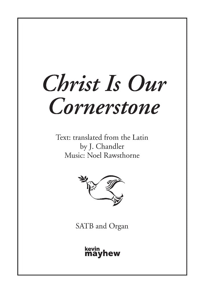Christ Is Our Cornerstone