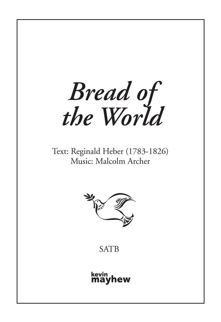 Bread Of The World-Octavo