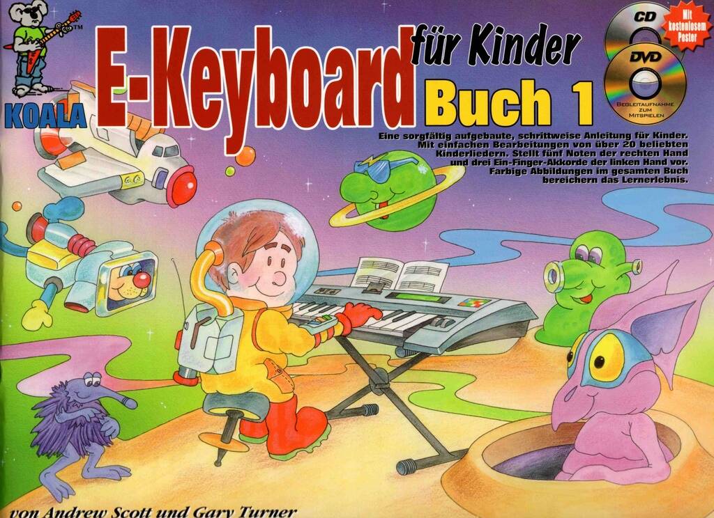 E-Keyboard für Kinder Buch 1