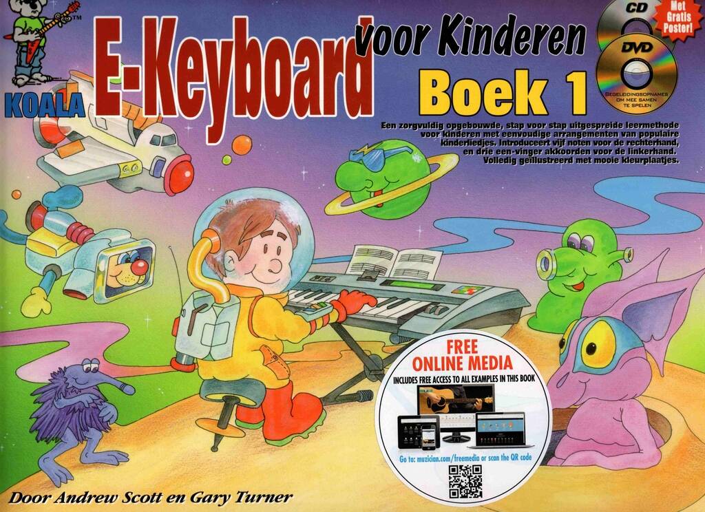 E-Keyboard voor Kinderen Boek 1