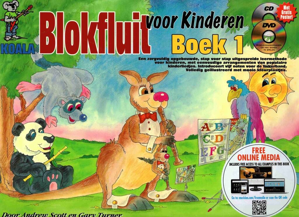 Blokfluit voor Kinderen Boek 1