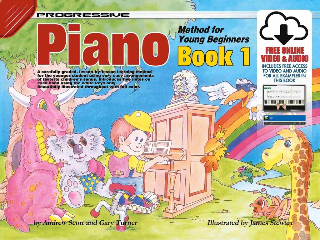 Progressive Piano Method for Young Beginners-Bk 1