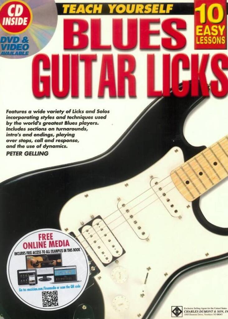 10 Easy Lessons - Learn To Play Blues Guitar Licks