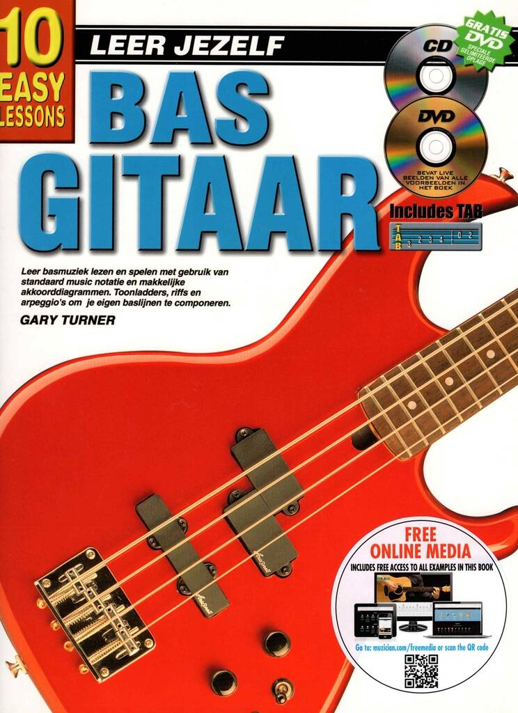 10 Easy Lessons Leer Jezelf Bas Gitaar