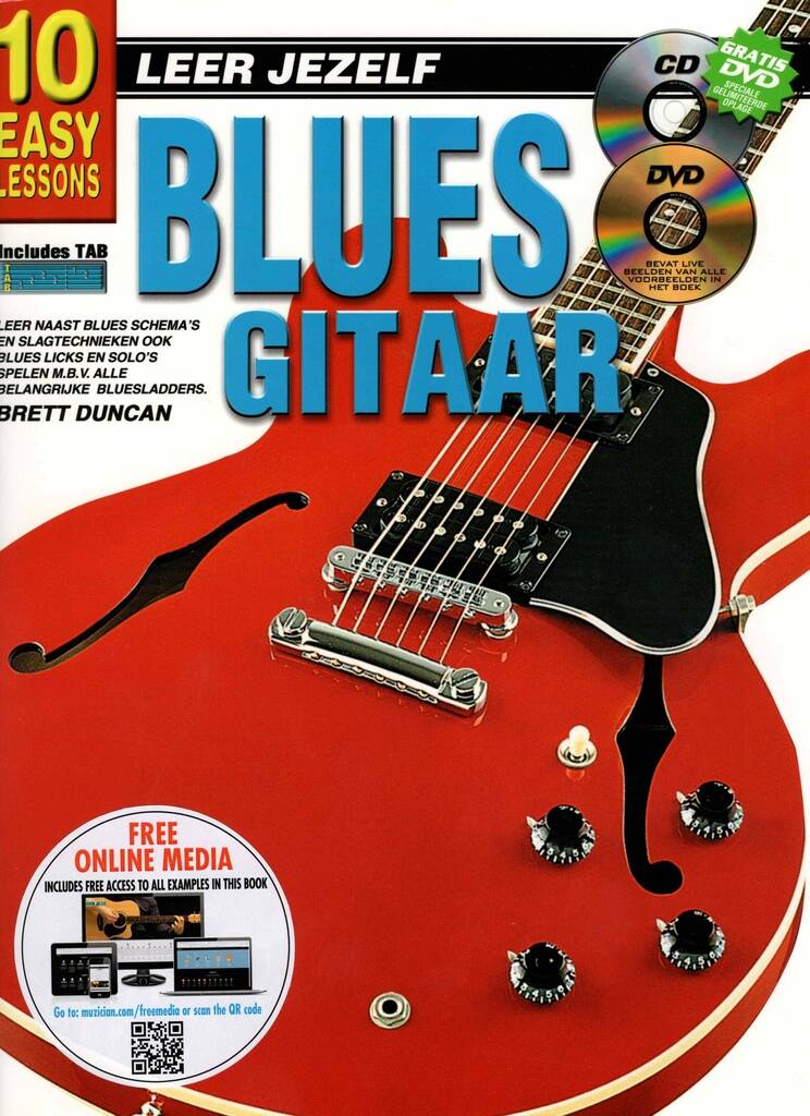 10 Easy Lessons Leer Jezelf Blues Gitaar