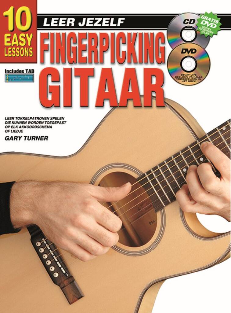 10 Easy Lessons Leer Jezelf Fingerpicking Gitaar