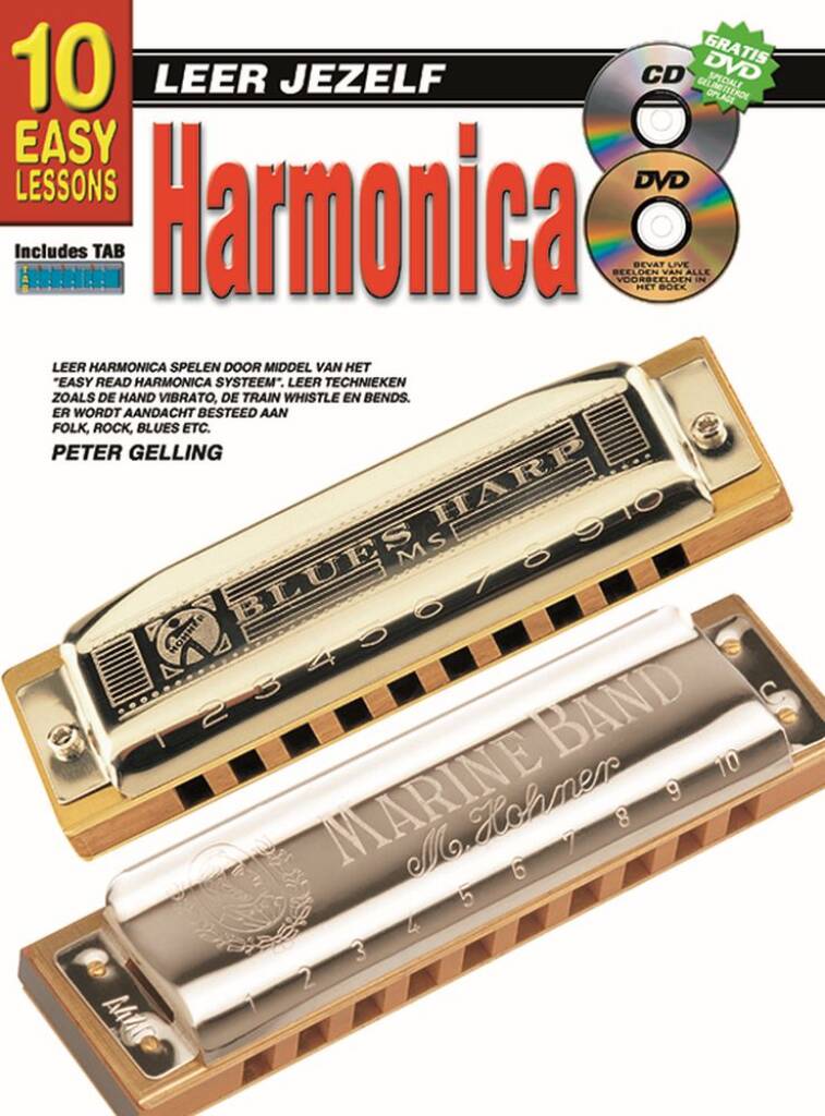 10 Easy Lessons Leer Jezelf Harmonica