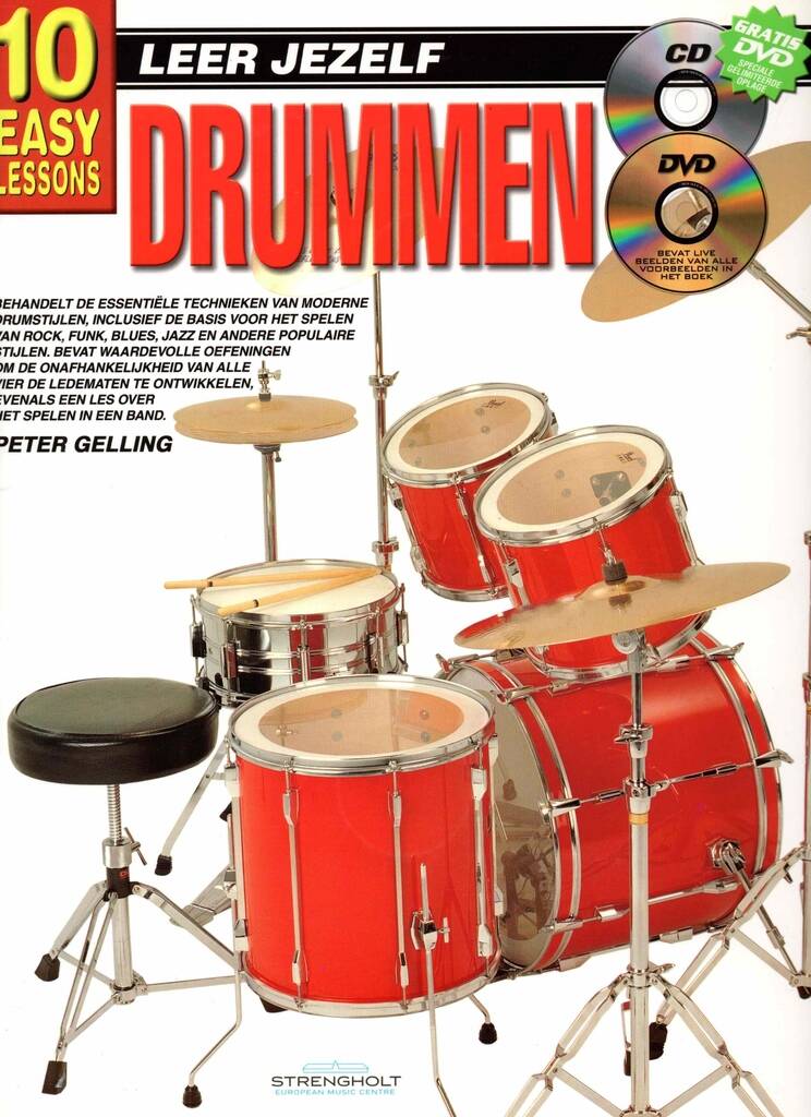 10 Easy Lessons Leer Jezelf Drums