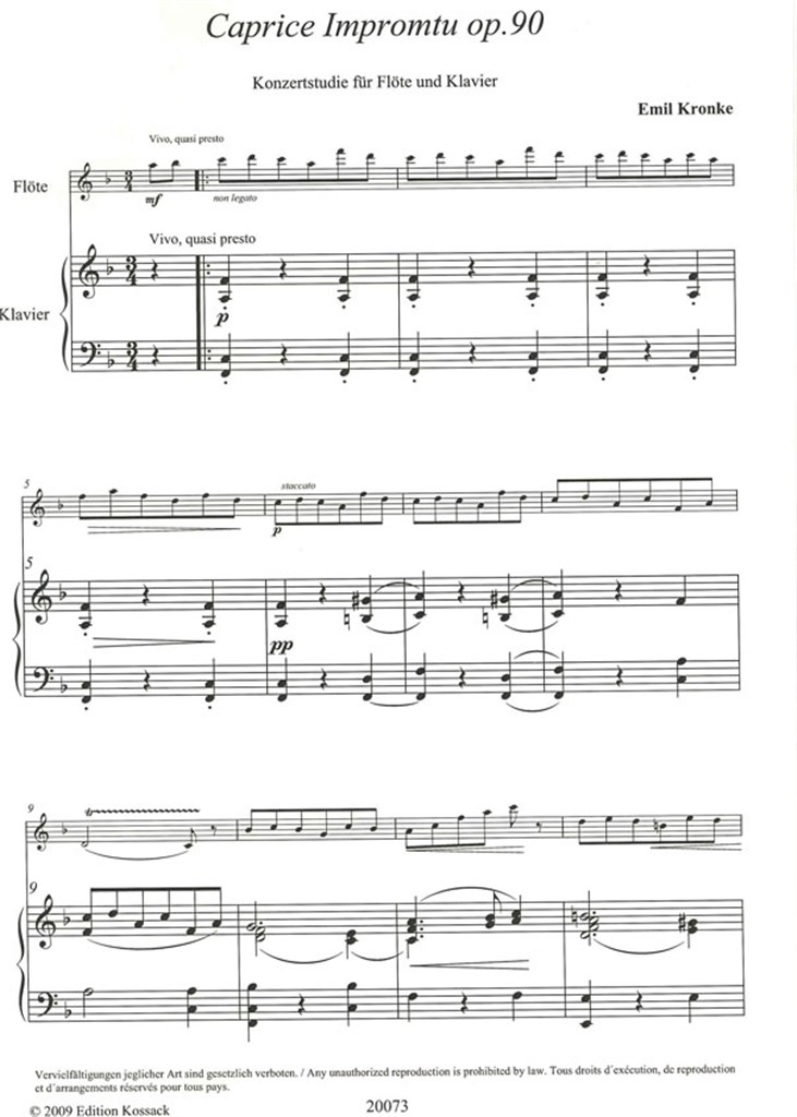 Caprice Impromptu Op. 90