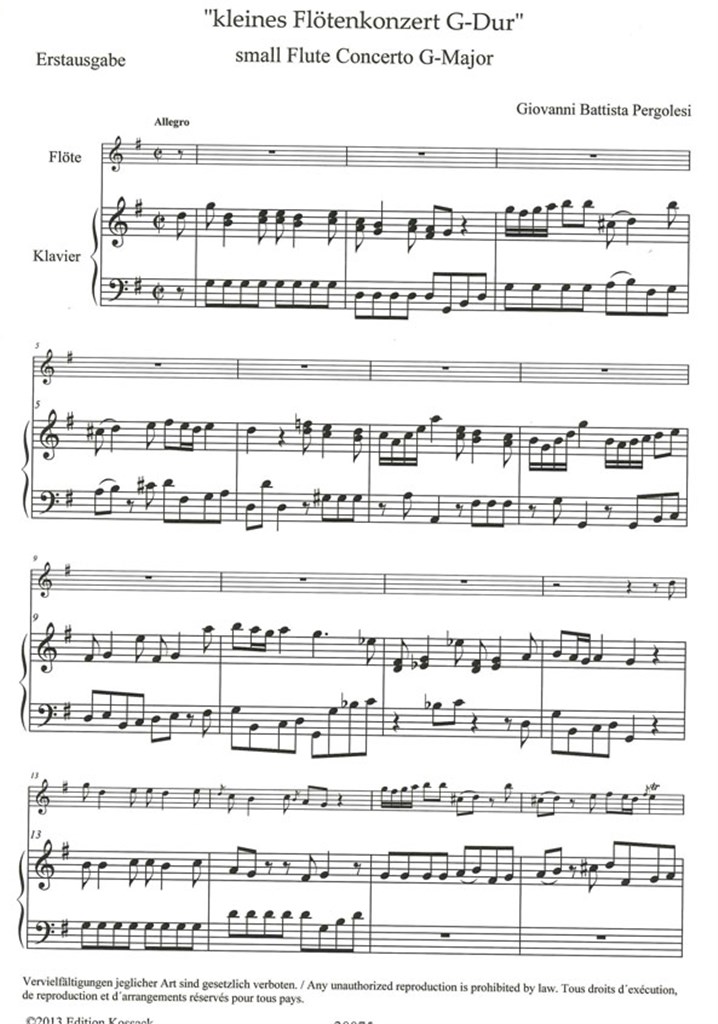 Concert (Kleines) G