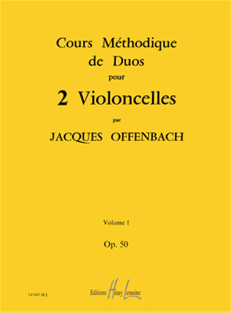 Cours méthodique de duos Op.50 Vol.1