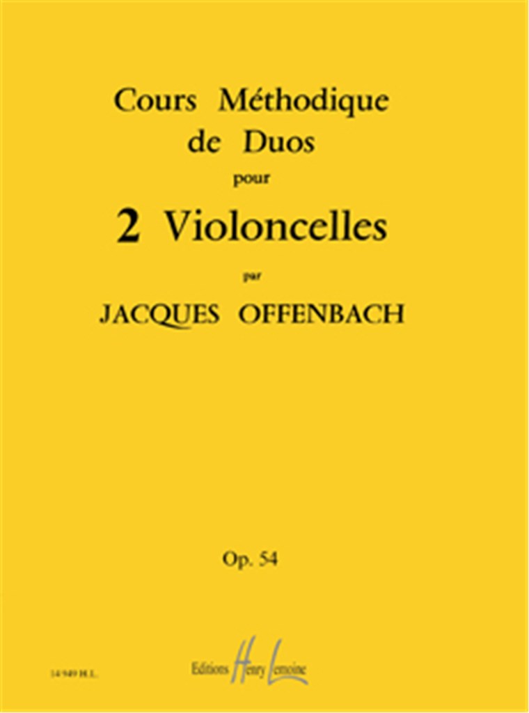Cours Méthodique De Duos Opus 54