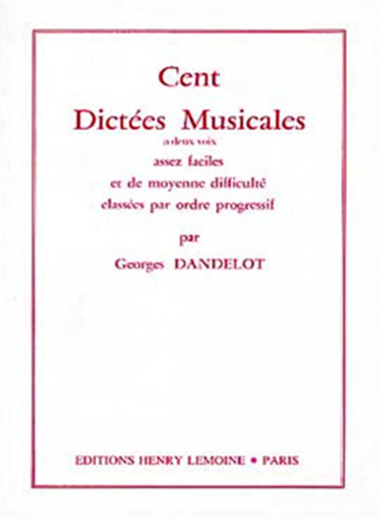 Dictées à 2 voix (100)