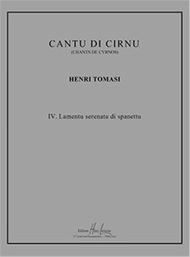 Lamentu serenata di spanettu