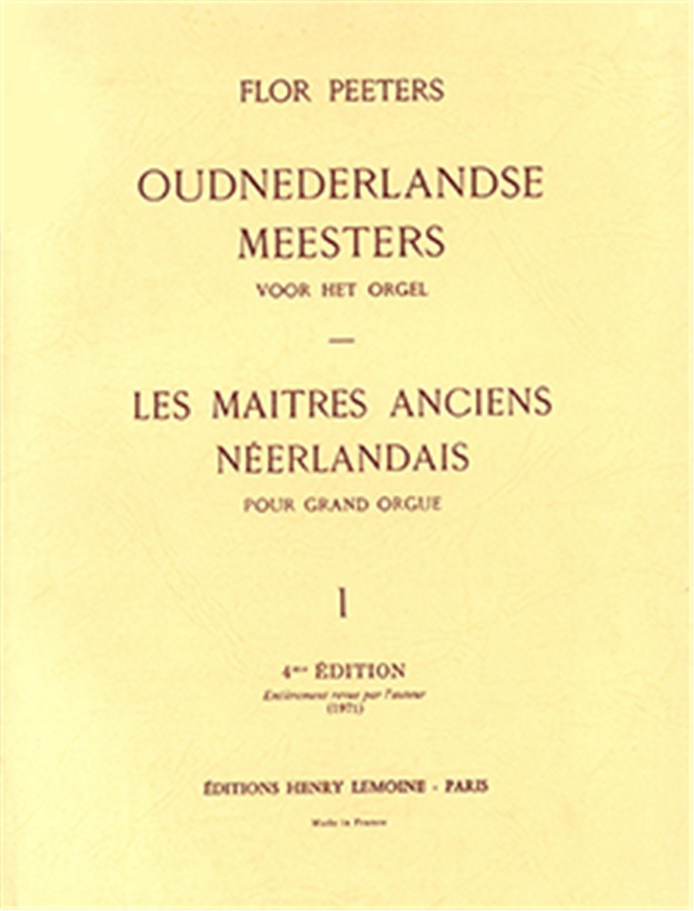 Maitres anciens Néerland Vol.1