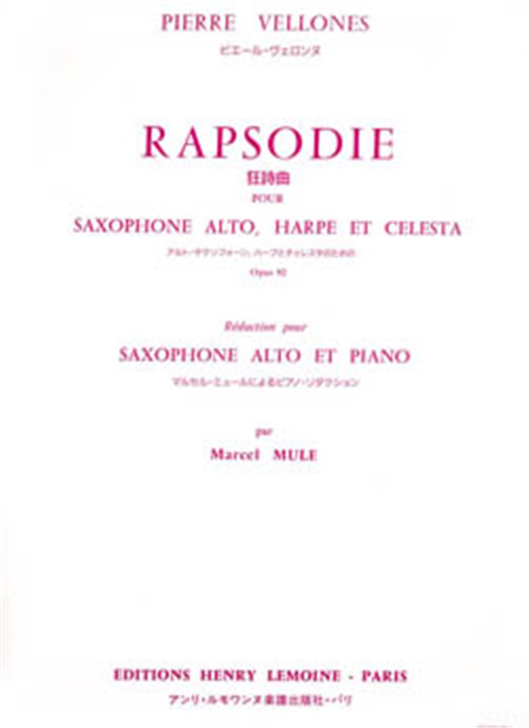 Rapsodie Op.92
