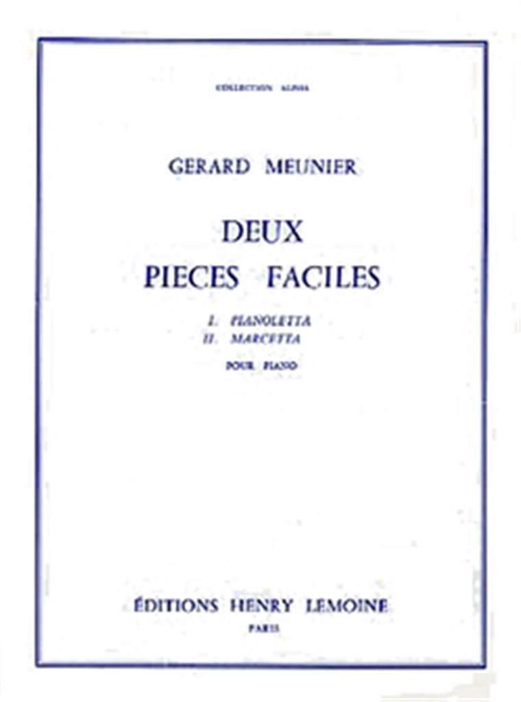 Pièces (2) Pianoletta et Marcetta