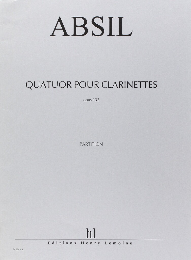 Quatuor de clarinettes Op.132