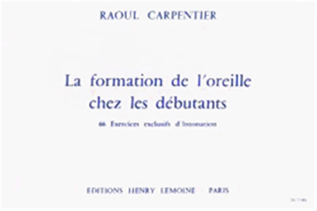 Formation de l'oreille