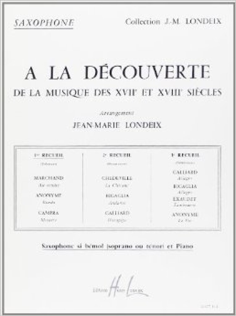 La découverte de la musique des 17° et 18° siècles