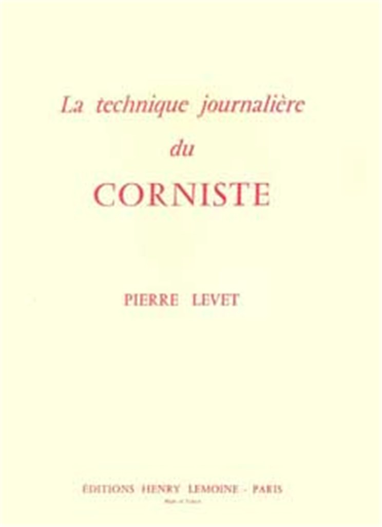 Technique journalière du corniste