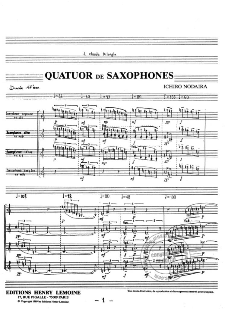 Quatuor de saxophones