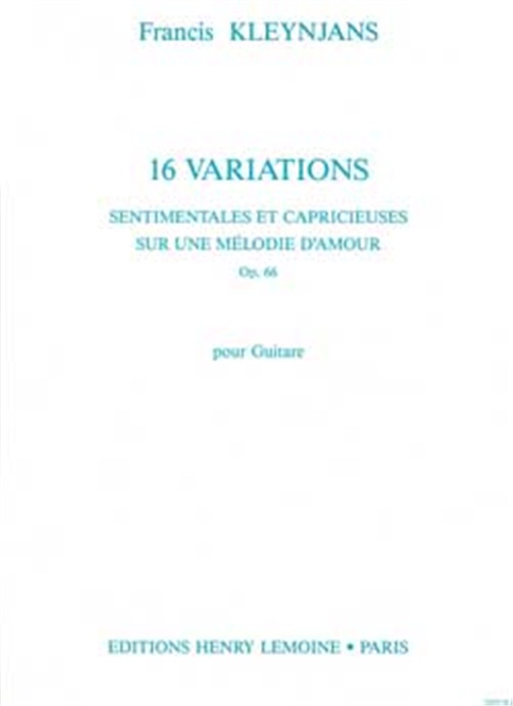 Variations sentimentales et capricieuses Op.66