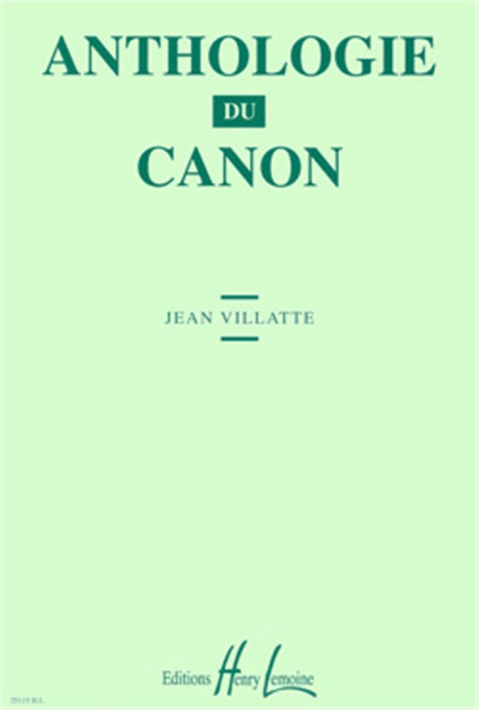 Anthologie du canon