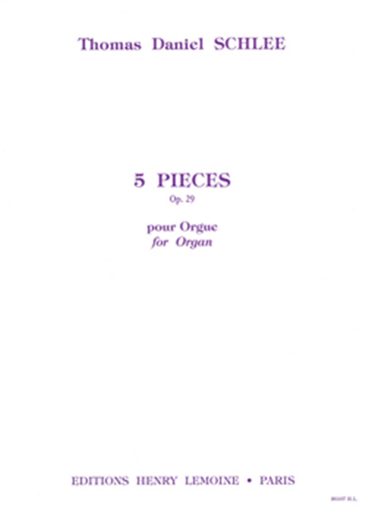 Pièces (5) Op.29