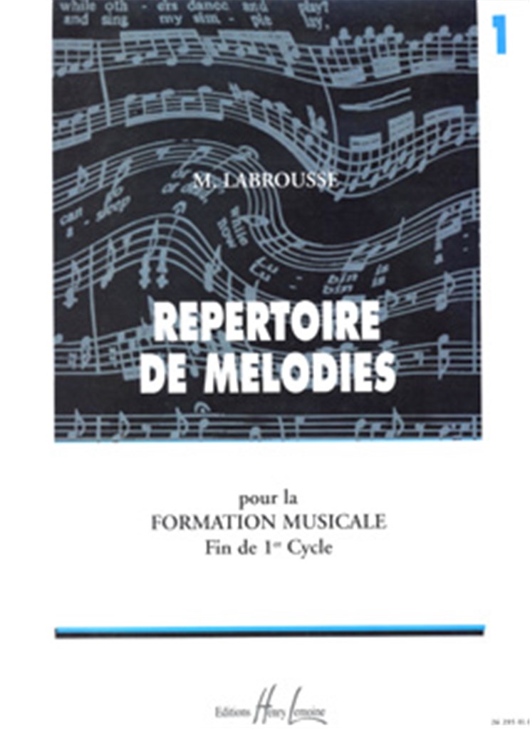 Répertoire de Mélodies Vol.1