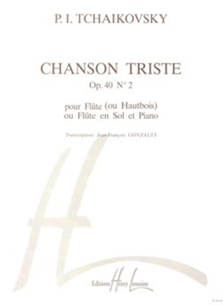 Chanson triste Op.40 n°2