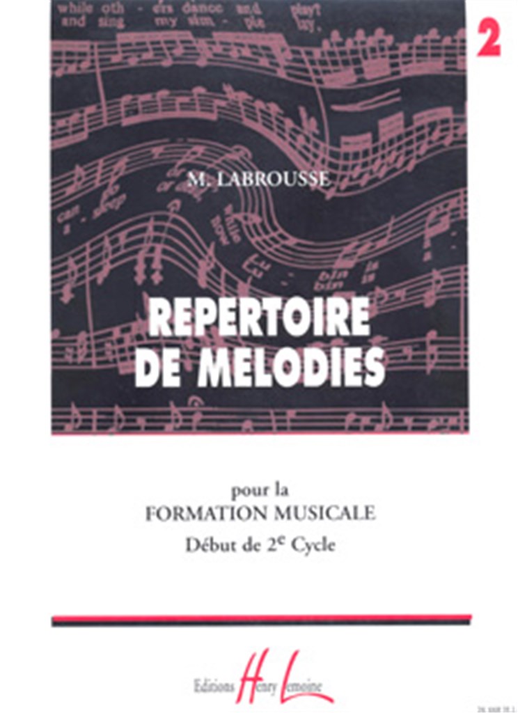 Répertoire de Mélodies Vol.2