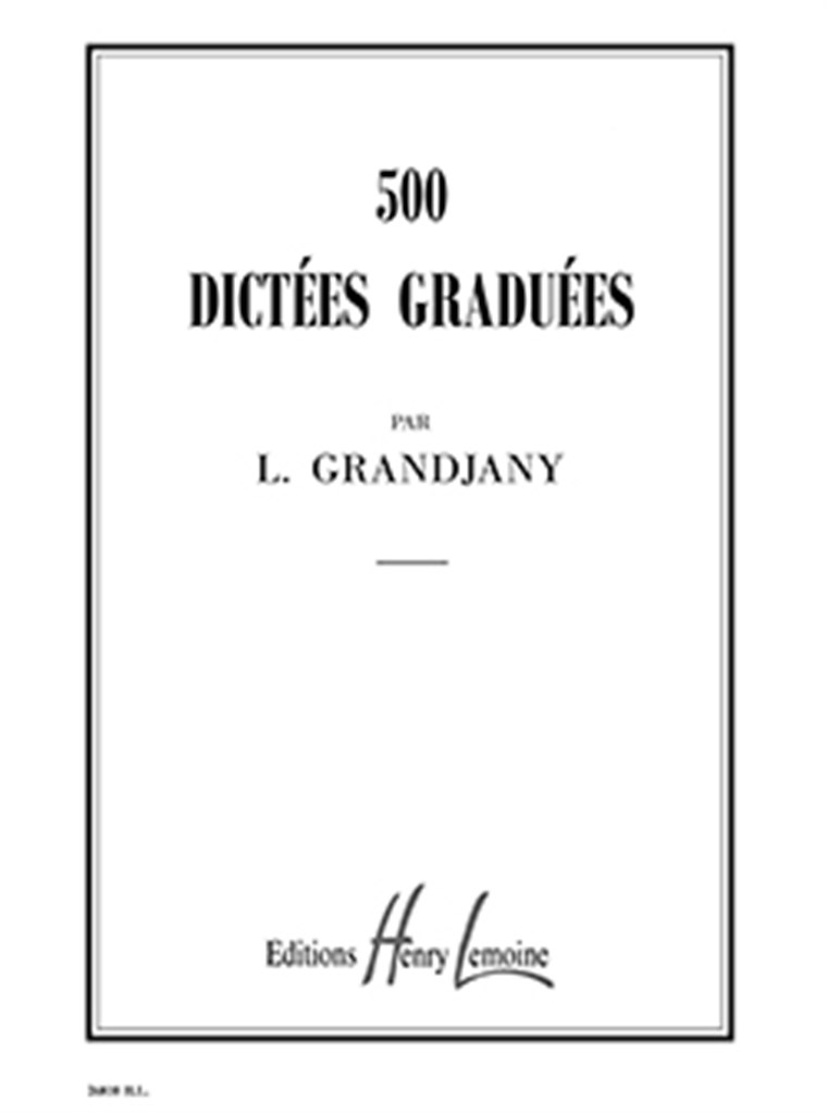 Dictées graduées (500)