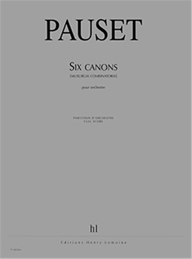 Canons (6) - Musurgia combinatoria