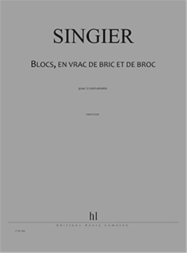 Blocs, en vrac de bric et de broc