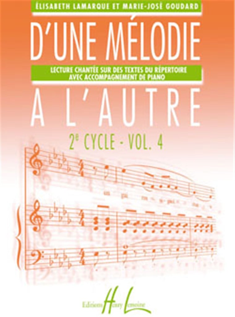 D'une mélodie à l'autre Vol.4