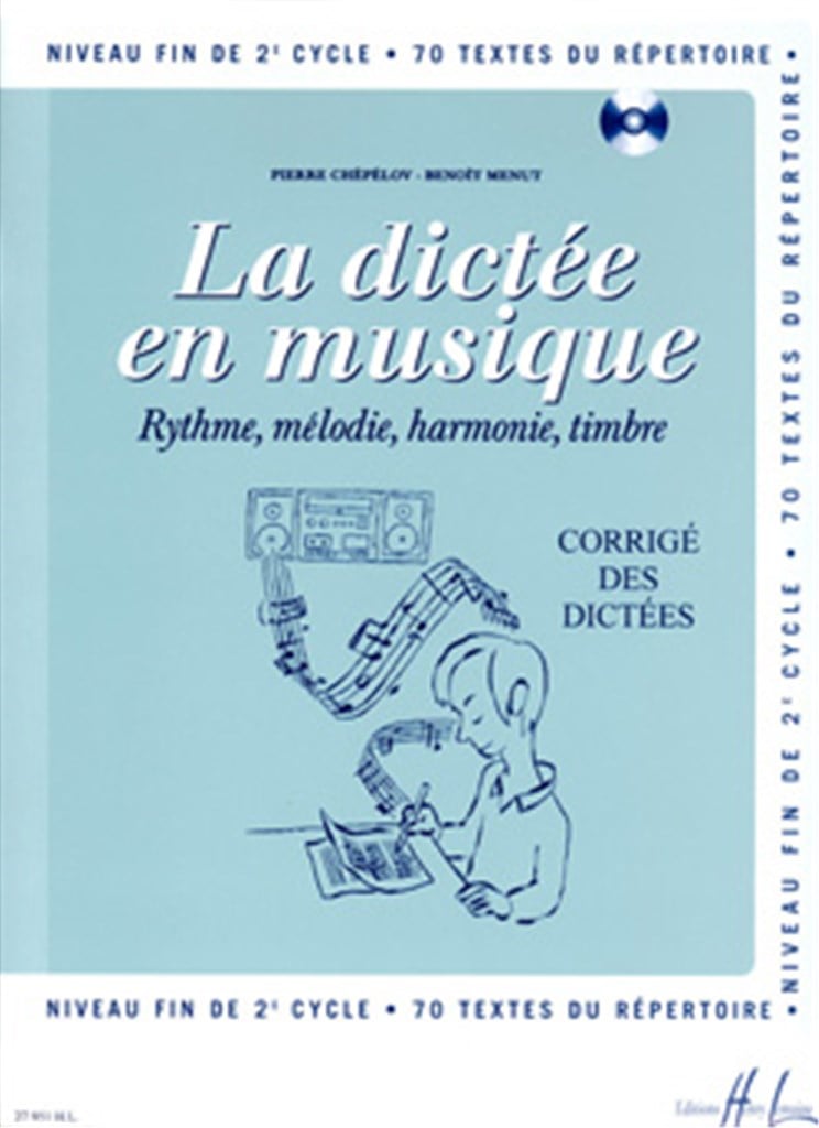 La dictée en musique Vol.6 - corrigé
