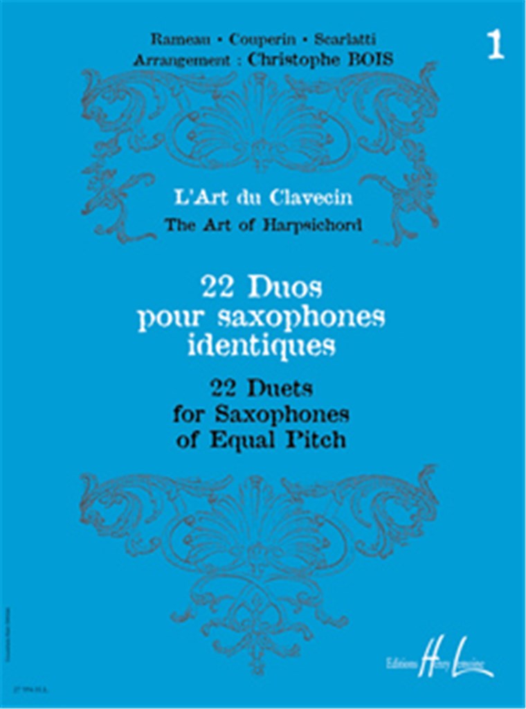 L'Art du Clavecin - 22 Duos Vol.1