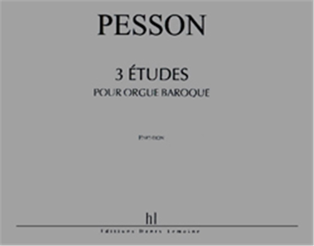 Etudes pour orgue baroque (3)
