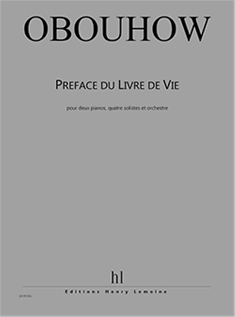 Préface du Livre de Vie