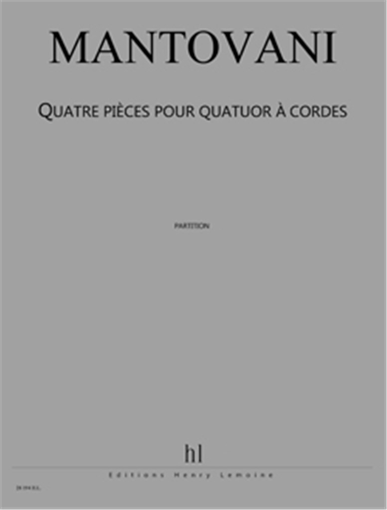 Pièces pour quatuor à cordes (4) Bleu-Les Fees